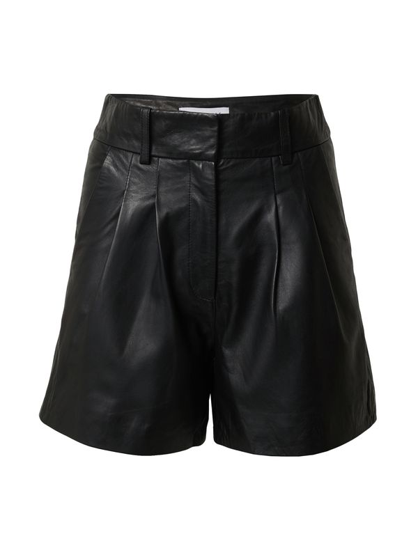 Warehouse Warehouse Панталон с набор  черно