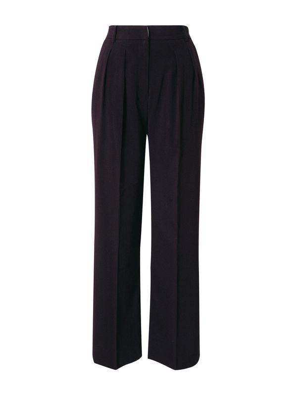 Warehouse Warehouse Панталон с ръб  черно