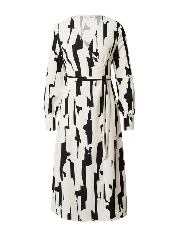 Warehouse Warehouse Рокля  бежово / черно