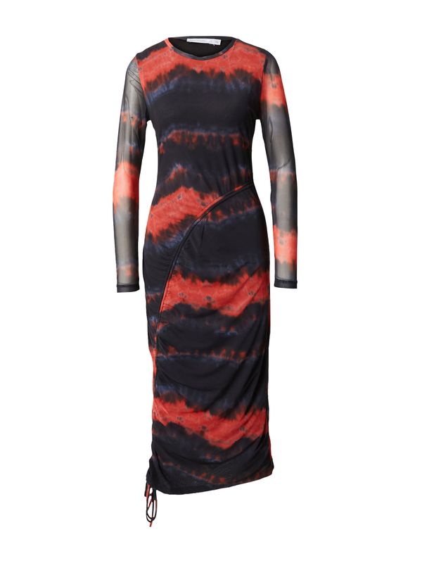 Warehouse Warehouse Рокля  морскосиньо / червено / черно