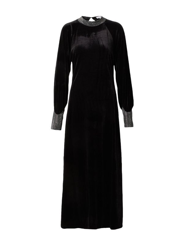 Warehouse Warehouse Вечерна рокля  черно / сребърно