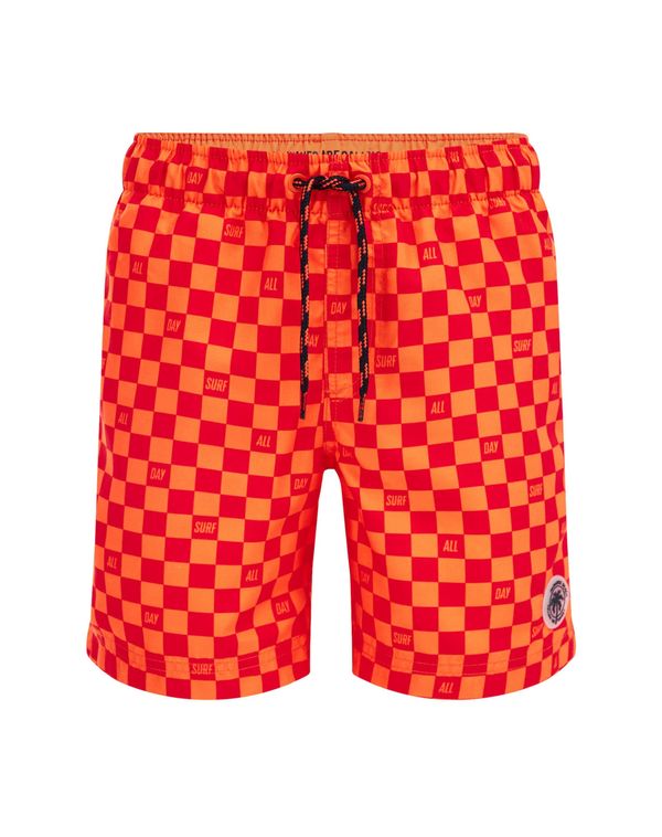 WE Fashion WE Fashion Бански гащета  оранжево / червено