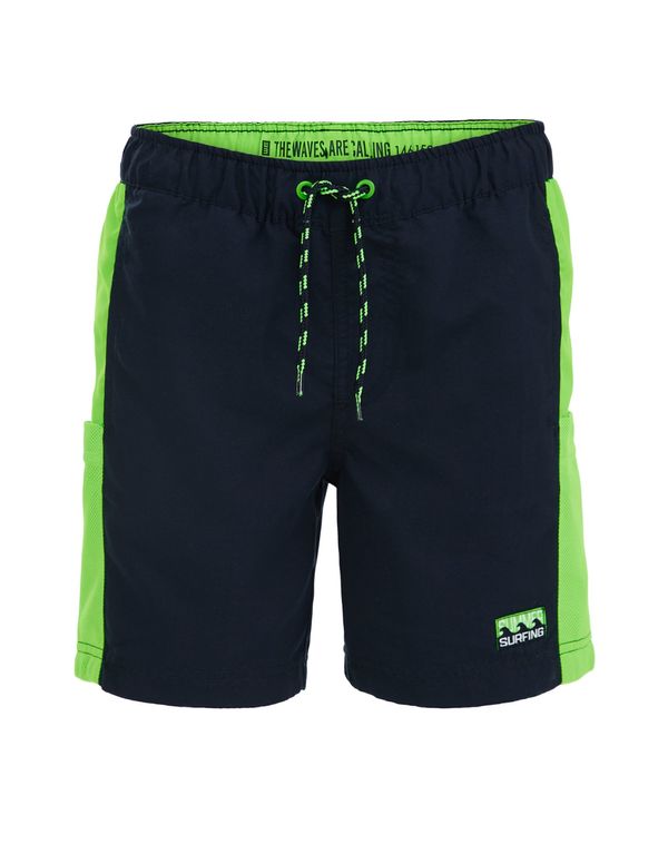 WE Fashion WE Fashion Бански гащета  тъмносиньо / зелено