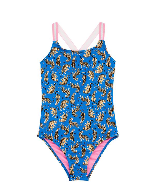 WE Fashion WE Fashion Бански костюм  тъмносиньо / светлооранжево / розе / светлорозово / черно