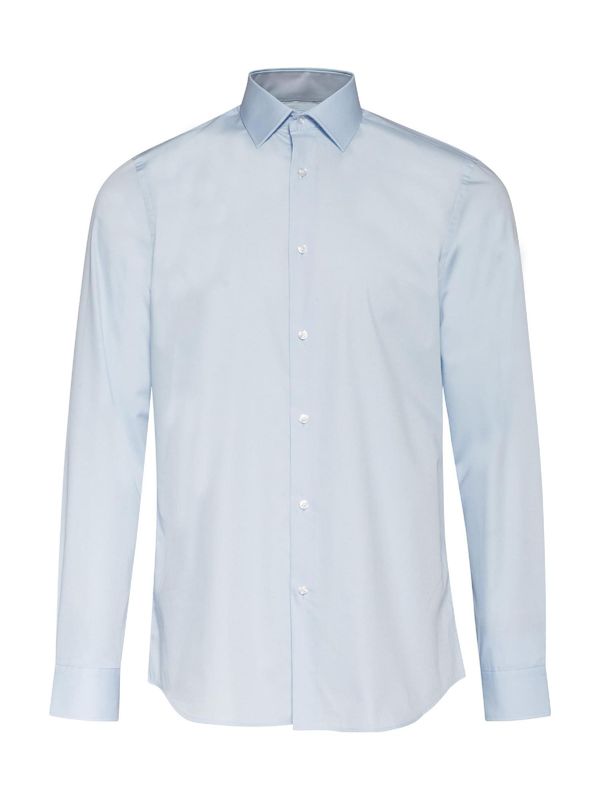 WE Fashion WE Fashion Бизнес риза  светлосиньо