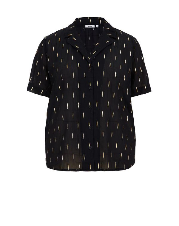 WE Fashion WE Fashion Блуза  бежово / черно