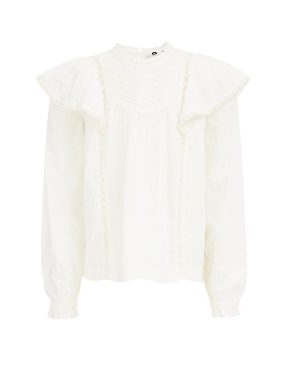 WE Fashion WE Fashion Блуза  мръсно бяло