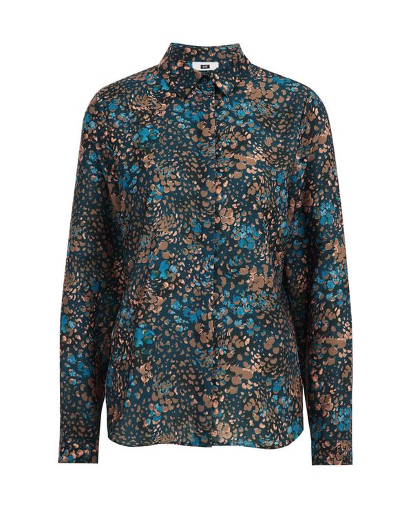 WE Fashion WE Fashion Блуза  нейви синьо / пъстро