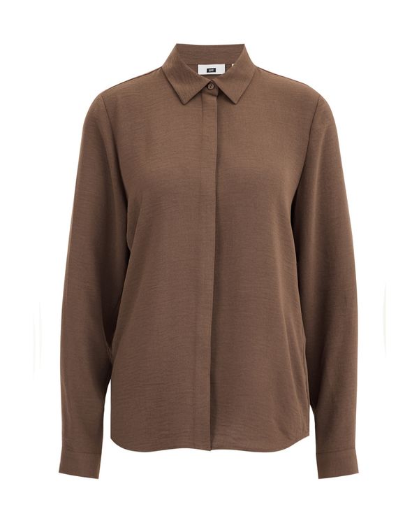 WE Fashion WE Fashion Блуза  пуебло оранжево-кафяво