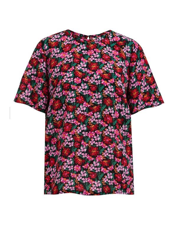 WE Fashion WE Fashion Блуза  пъстро / черно