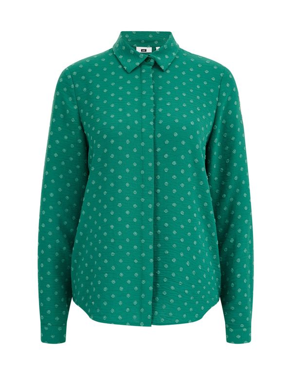 WE Fashion WE Fashion Блуза  смарагдово зелено