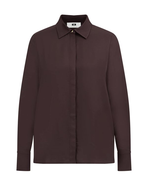 WE Fashion WE Fashion Блуза  тъмнокафяво