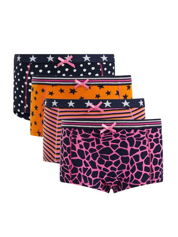 WE Fashion WE Fashion Долни гащи  оранжево / розово / черно / бяло