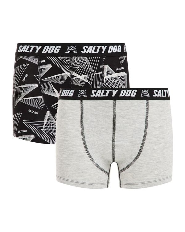 WE Fashion WE Fashion Долни гащи  сиво / черно / бяло