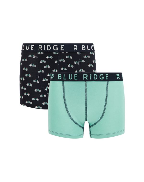 WE Fashion WE Fashion Долни гащи  светлосиньо / тъмносиньо / бял меланж