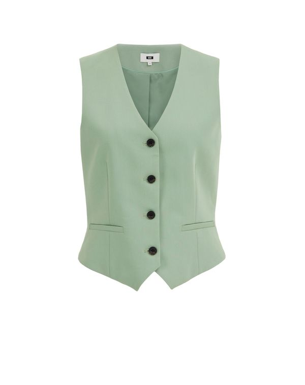 WE Fashion WE Fashion Елек  пастелно зелено / черно