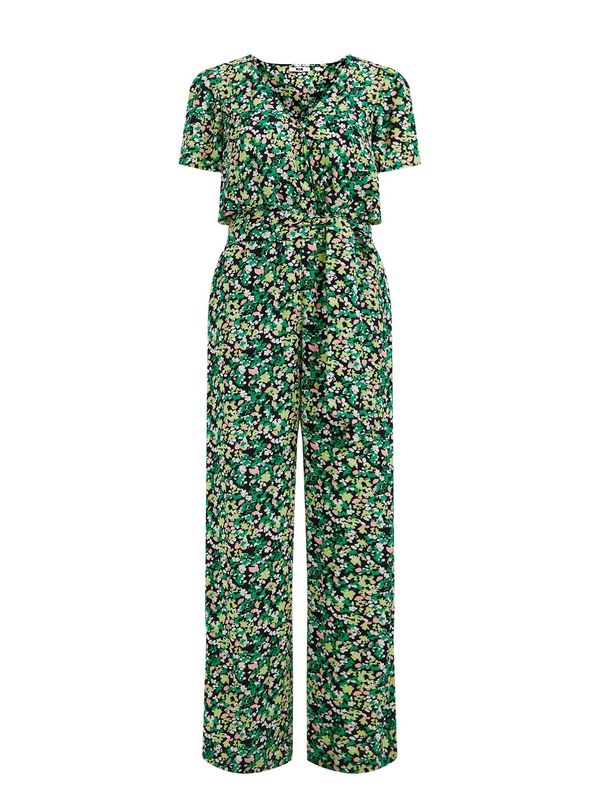 WE Fashion WE Fashion Гащеризон  зелено / пепел от рози / черно / мръсно бяло