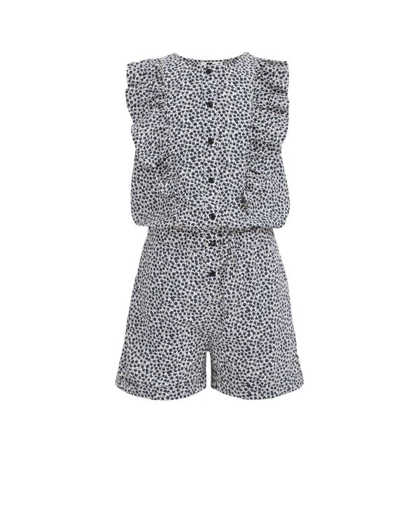 WE Fashion WE Fashion Комбинезон  морскосиньо / черно / бяло