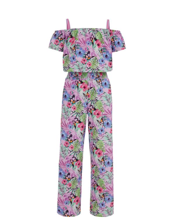 WE Fashion WE Fashion Комбинезон  зелено / лилав / розово