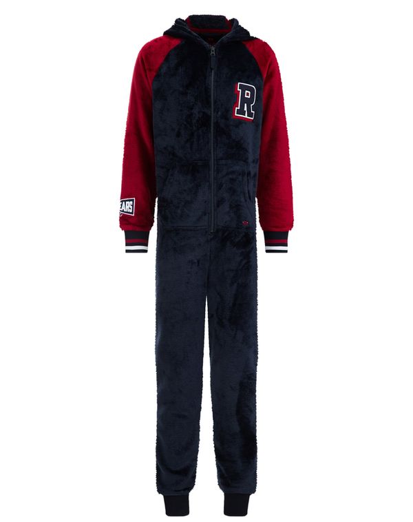 WE Fashion WE Fashion Комплект пижама  нейви синьо / червено / бяло