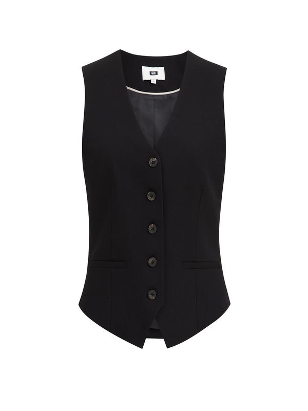 WE Fashion WE Fashion Мъжка елек за костюм  черно
