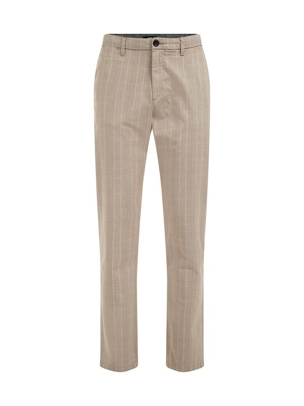 WE Fashion WE Fashion Панталон Chino  таупе сиво / светлосиво