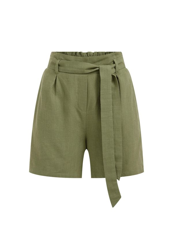 WE Fashion WE Fashion Панталон с набор  маслина