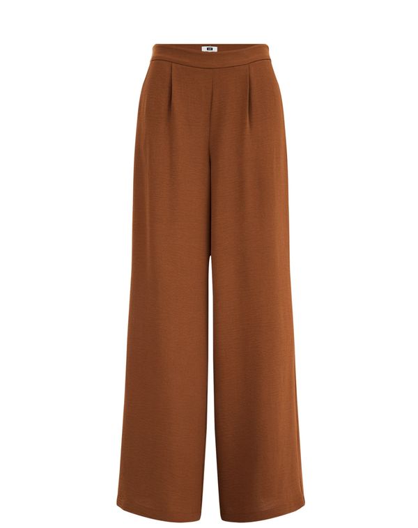 WE Fashion WE Fashion Панталон с набор  тъмнокафяво