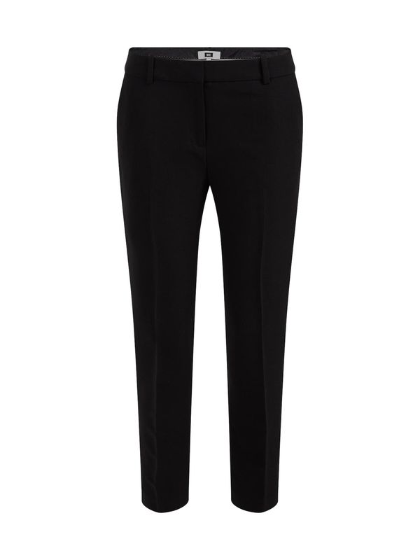 WE Fashion WE Fashion Панталон с ръб  черно