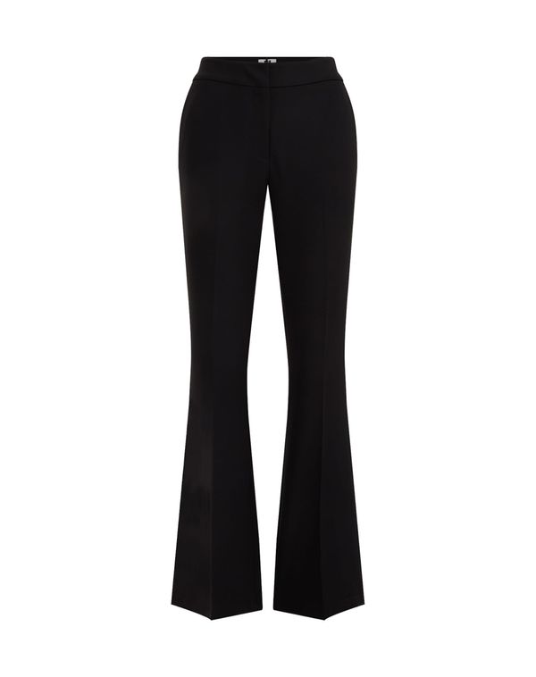 WE Fashion WE Fashion Панталон с ръб  черно