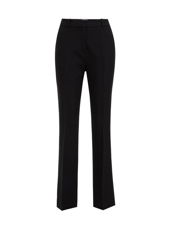 WE Fashion WE Fashion Панталон с ръб  черно