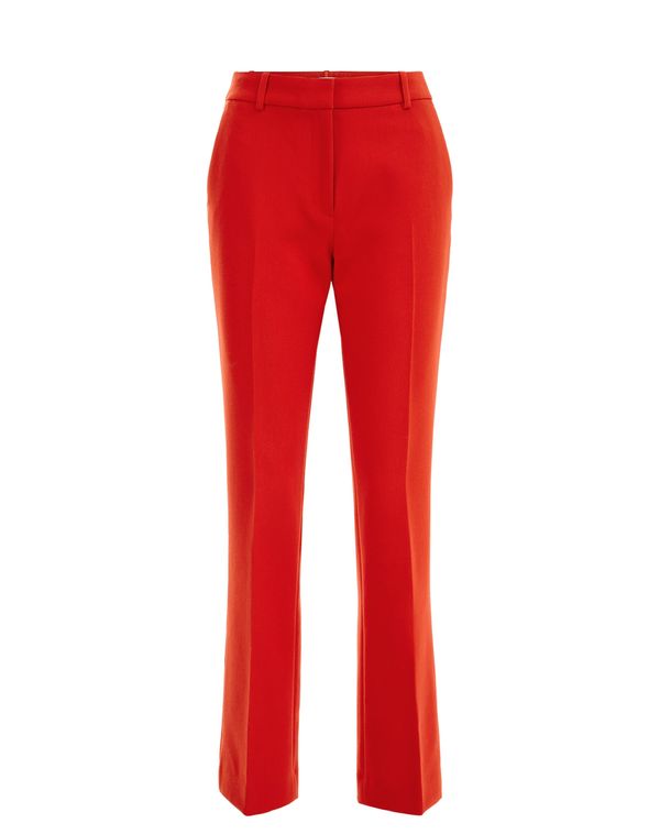 WE Fashion WE Fashion Панталон с ръб  червено