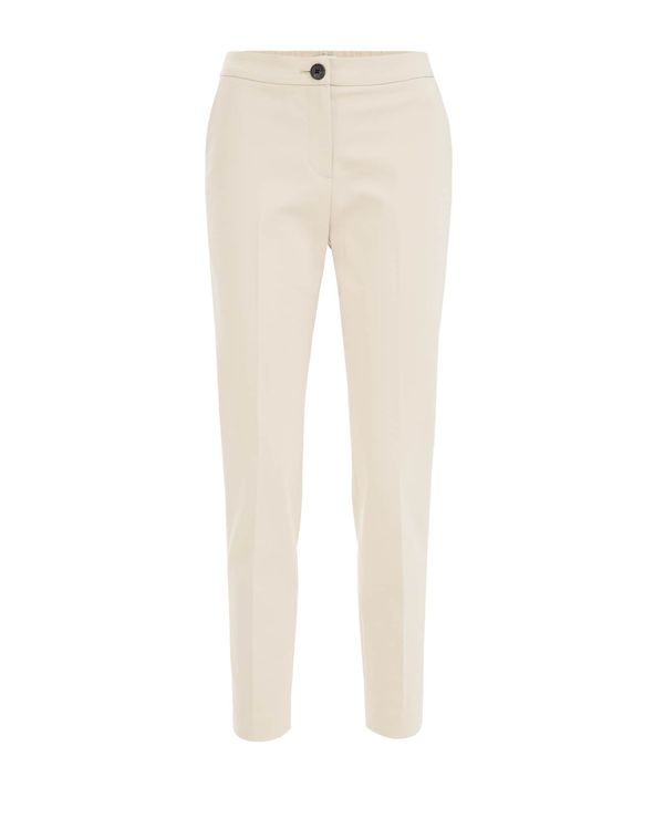 WE Fashion WE Fashion Панталон с ръб  екрю