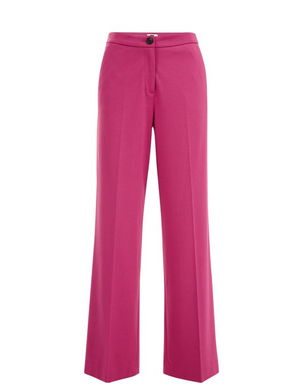 WE Fashion WE Fashion Панталон с ръб  фуксия