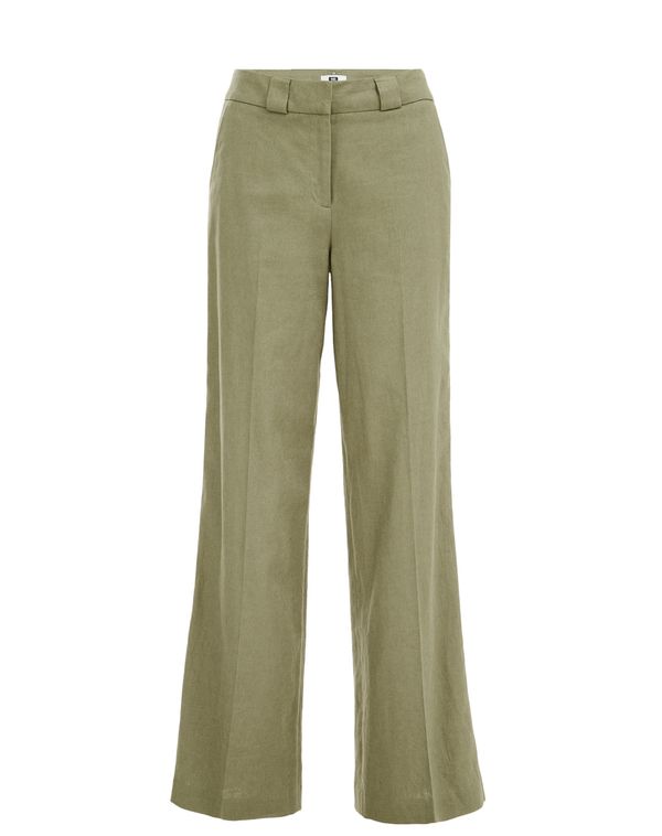 WE Fashion WE Fashion Панталон с ръб  маслина