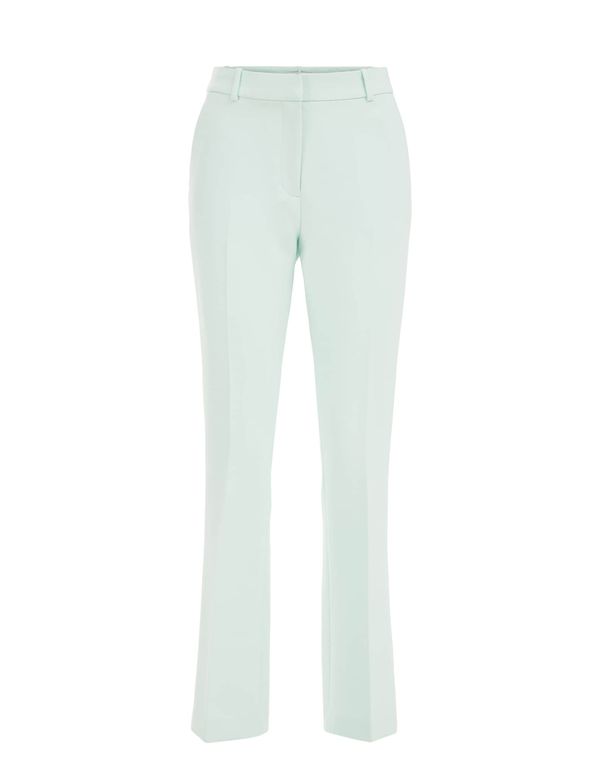 WE Fashion WE Fashion Панталон с ръб  пастелно зелено