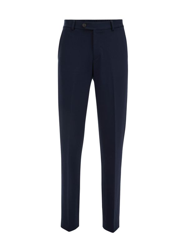 WE Fashion WE Fashion Панталон с ръб  тъмносиньо