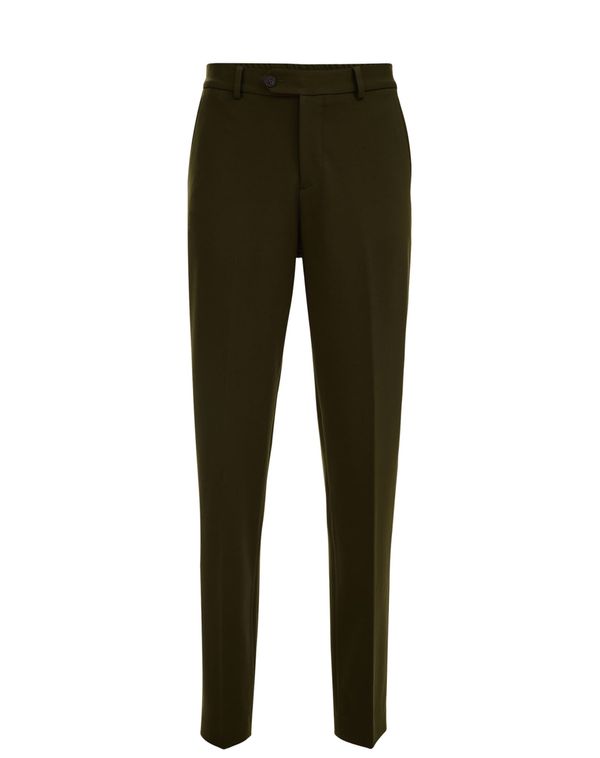 WE Fashion WE Fashion Панталон с ръб  зелено