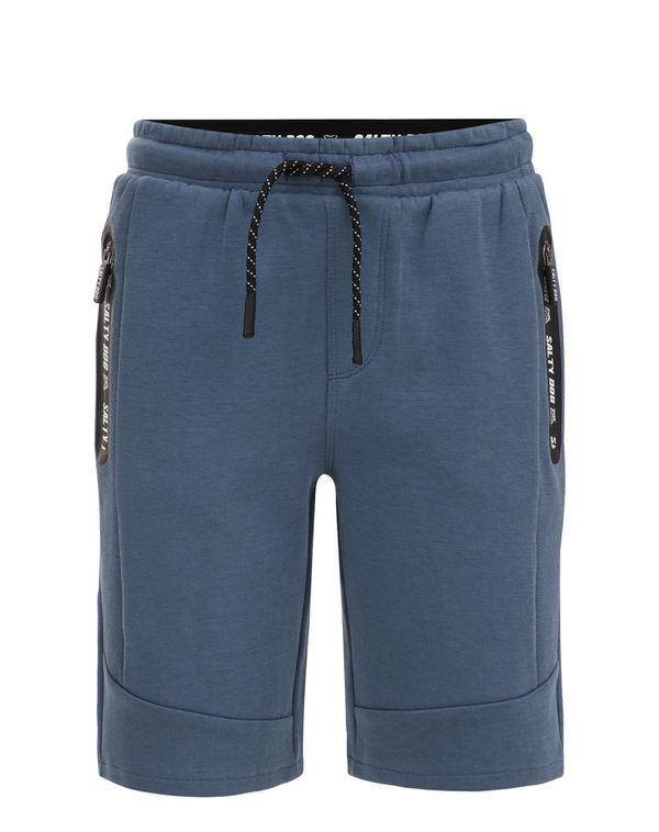 WE Fashion WE Fashion Панталон  сапфирено синьо / черно / бяло