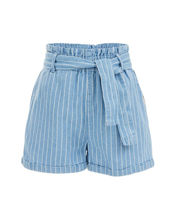 WE Fashion WE Fashion Панталон  син деним / бяло