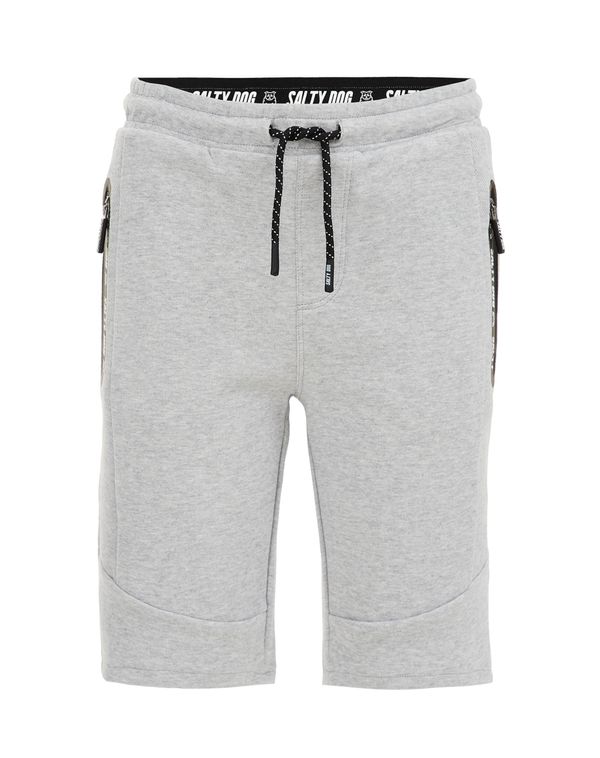 WE Fashion WE Fashion Панталон  сив меланж / черно / бяло