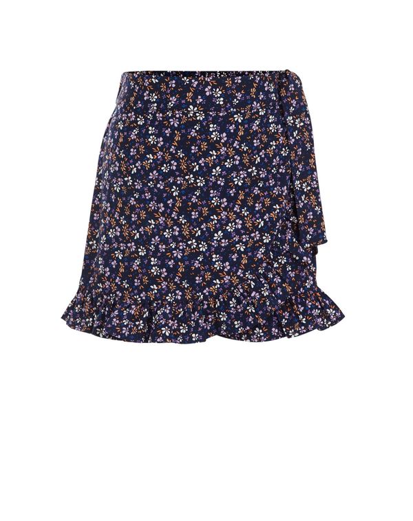 WE Fashion WE Fashion Панталон  тъмносиньо / пъстро