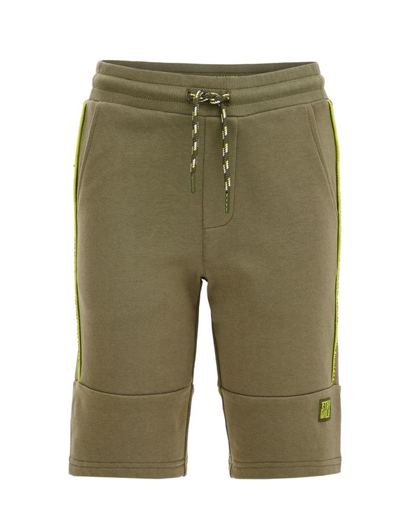 WE Fashion WE Fashion Панталон  жълто / каки / бяло