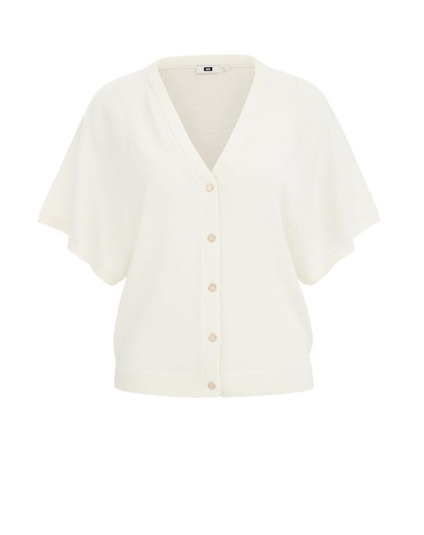 WE Fashion WE Fashion Плетена жилетка  бяло