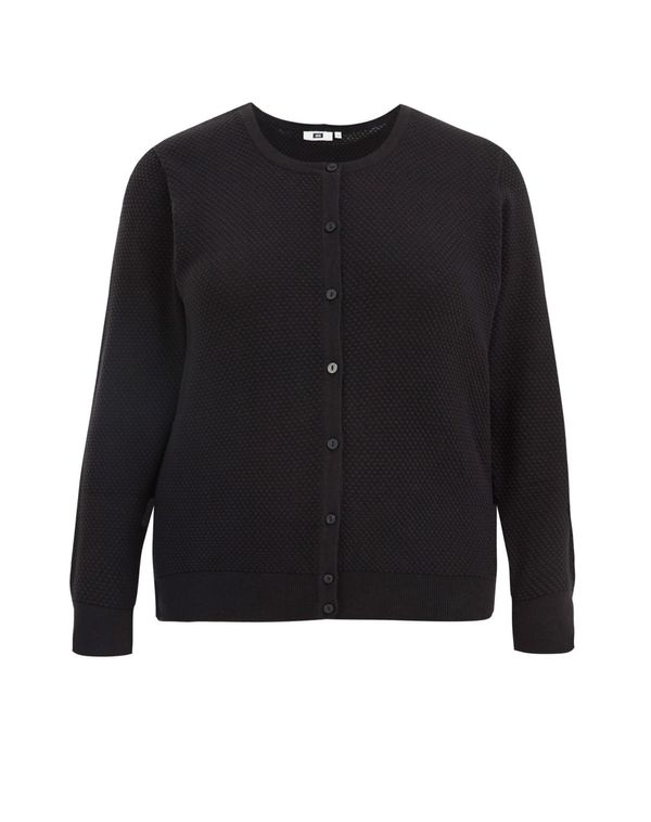 WE Fashion WE Fashion Плетена жилетка  черно