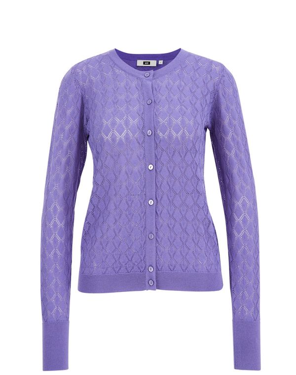 WE Fashion WE Fashion Плетена жилетка  лилав