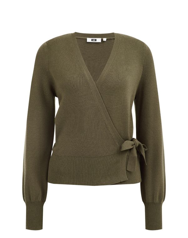 WE Fashion WE Fashion Плетена жилетка  маслина