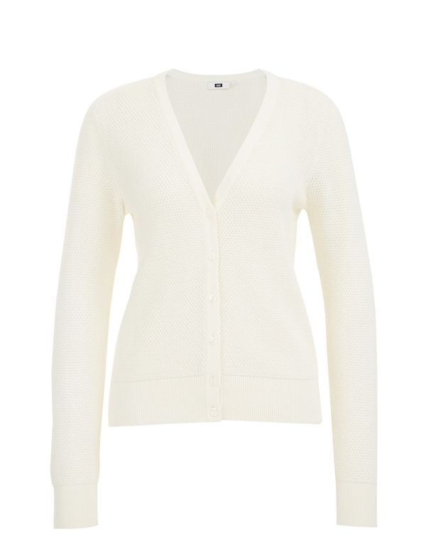 WE Fashion WE Fashion Плетена жилетка  мръсно бяло