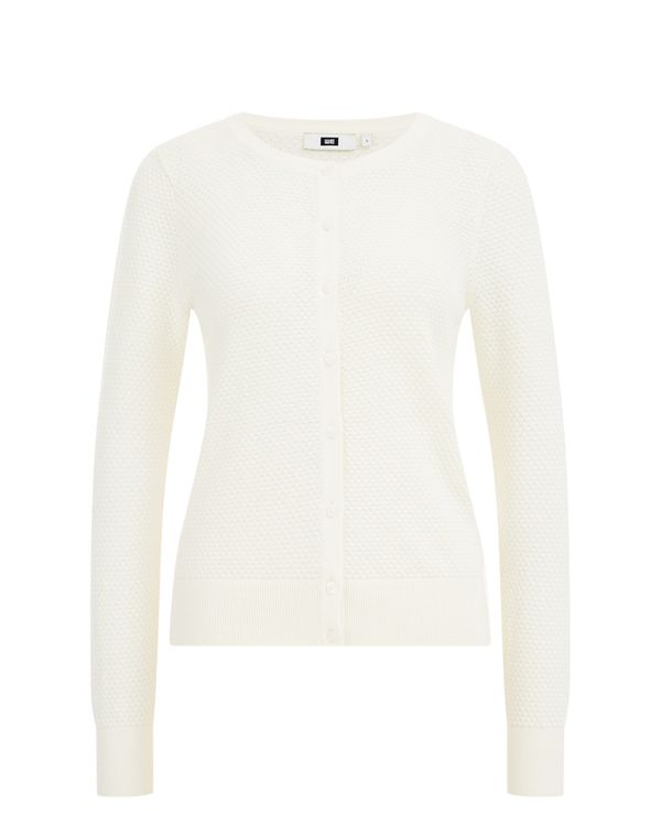 WE Fashion WE Fashion Плетена жилетка  мръсно бяло