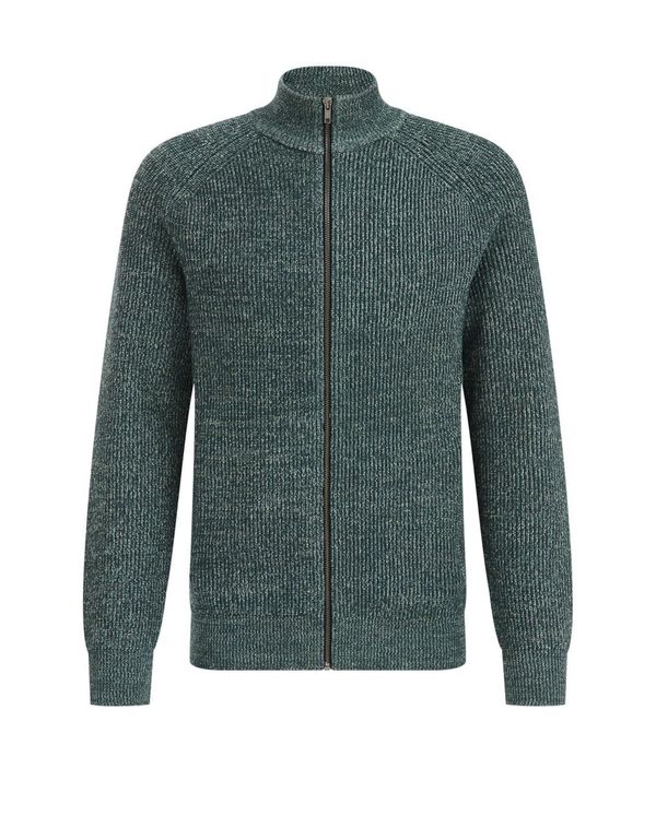 WE Fashion WE Fashion Плетена жилетка  зелено / бяло